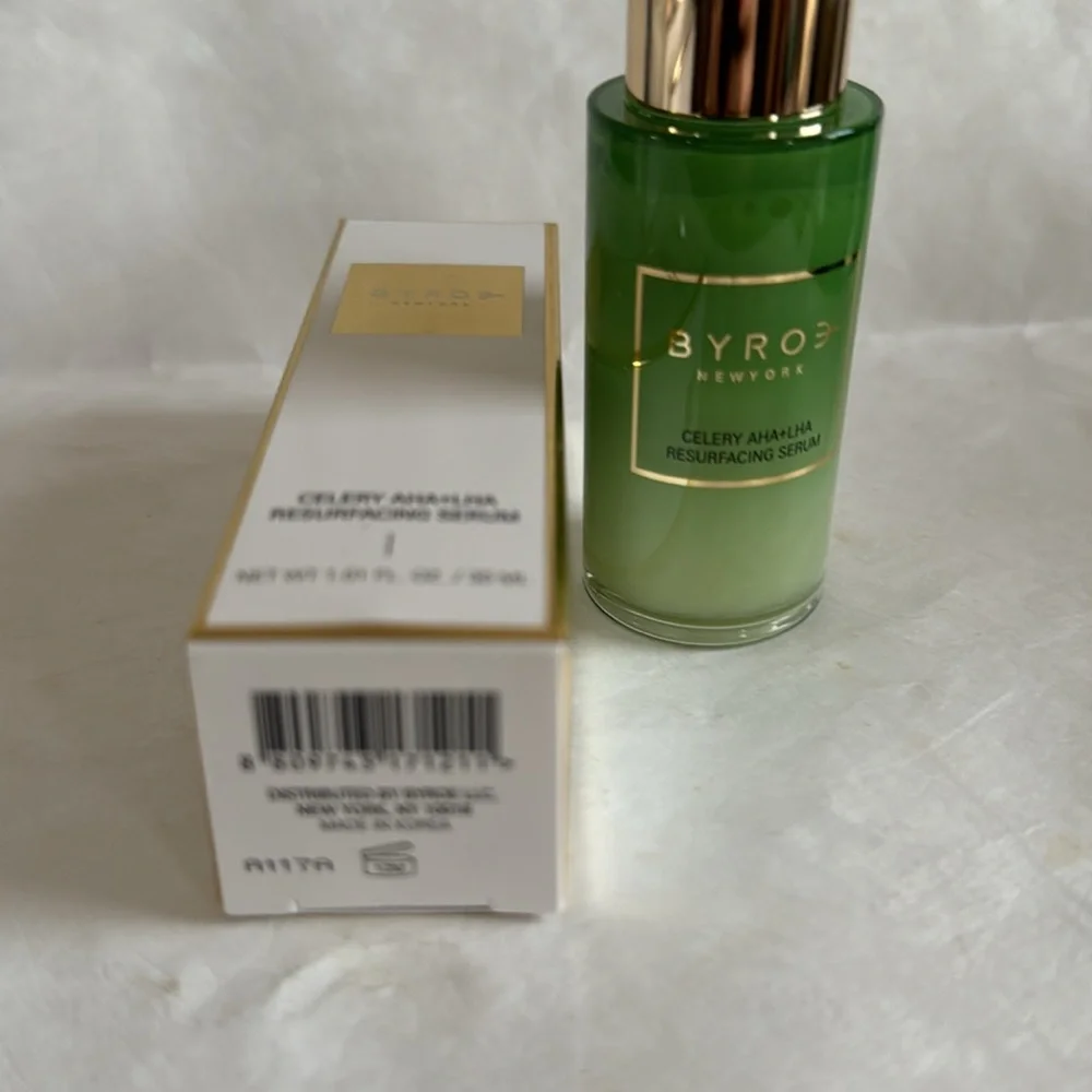 BYROE Celery AHA + LHA Resurfacing Serum 1oz NIB $86